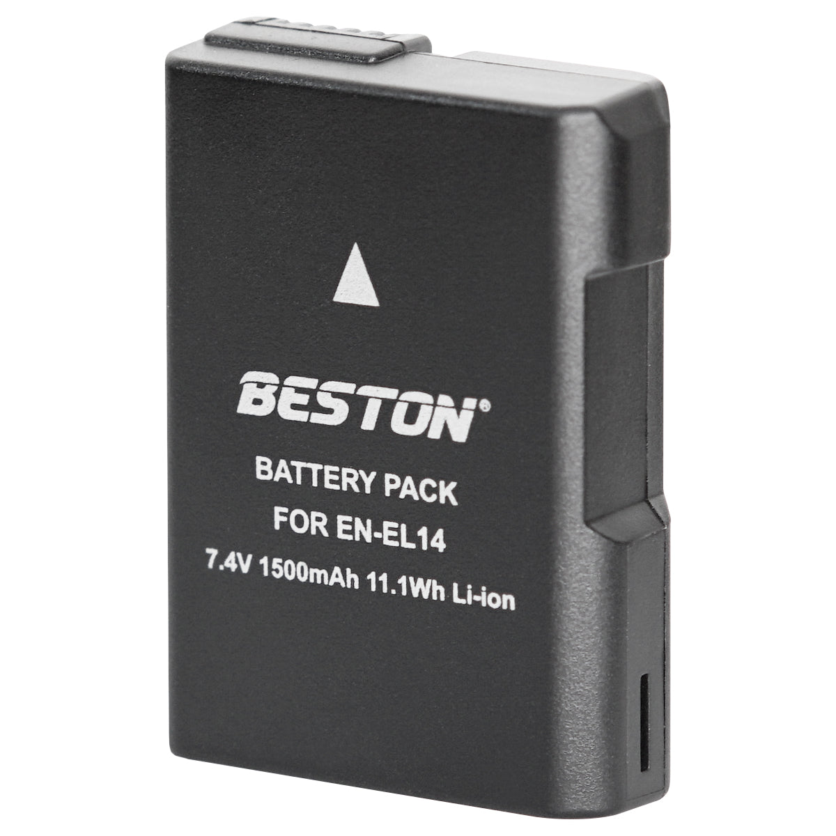 BESTON 2PCS EN-EL14 7.4V 1500mAh 11.1Wh Li-ion Camera Battery ENEL14