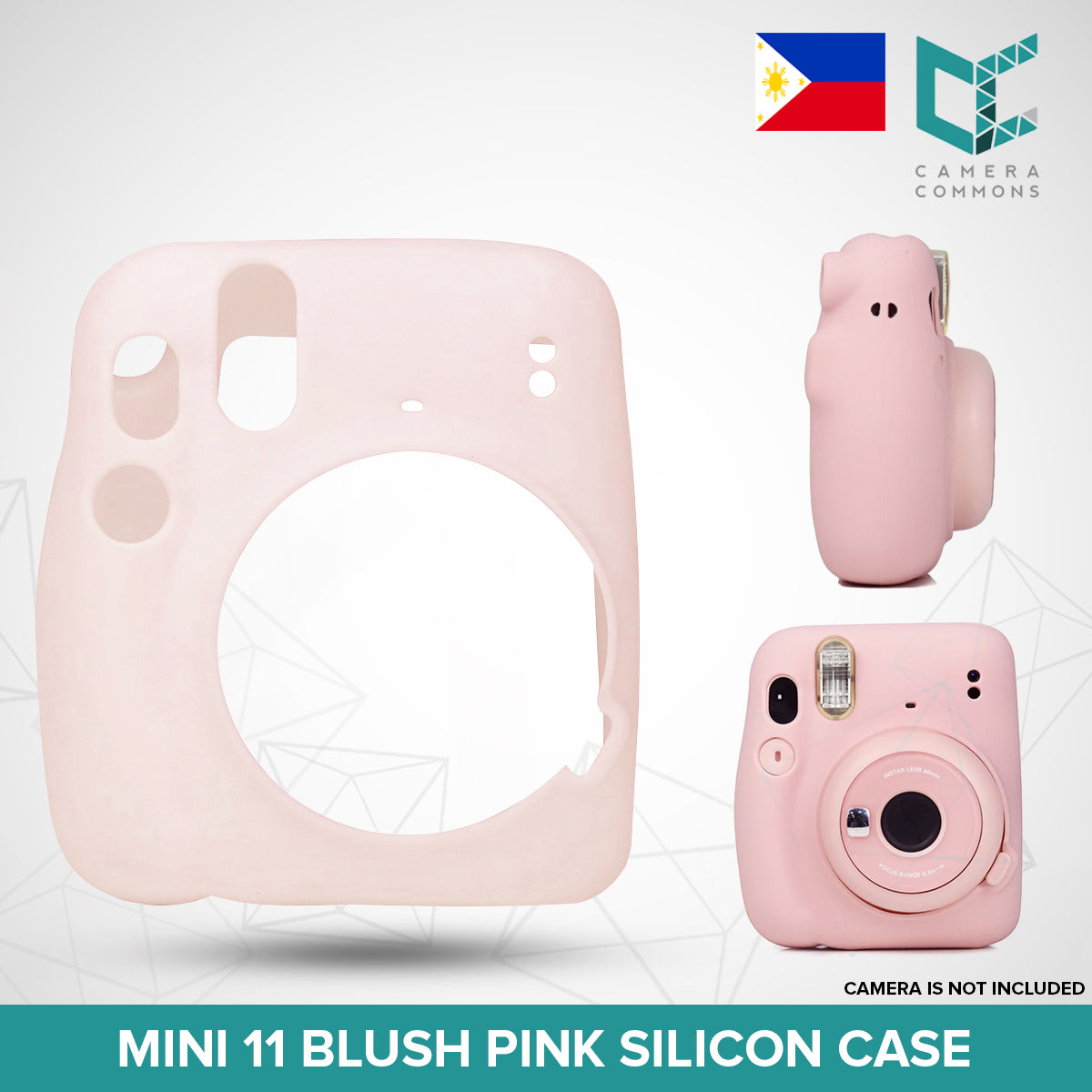 Silicon Silicone Case Plain Colors for Fujifilm Instax Mini 11 Mini 12 Instant Camera | Case Only