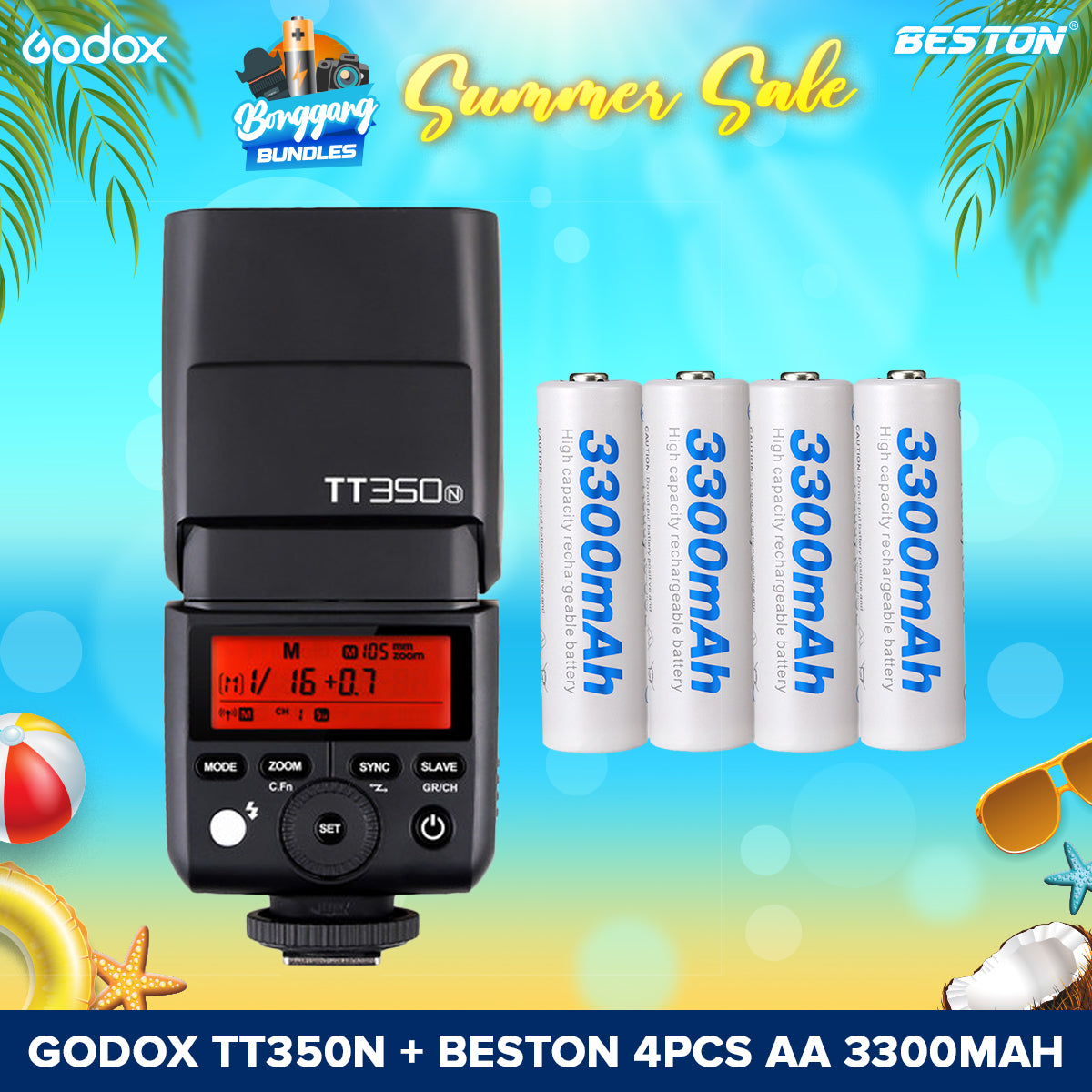 Godox TT350N Mini Thinklite TTL Flash for Nikon Cameras TT350