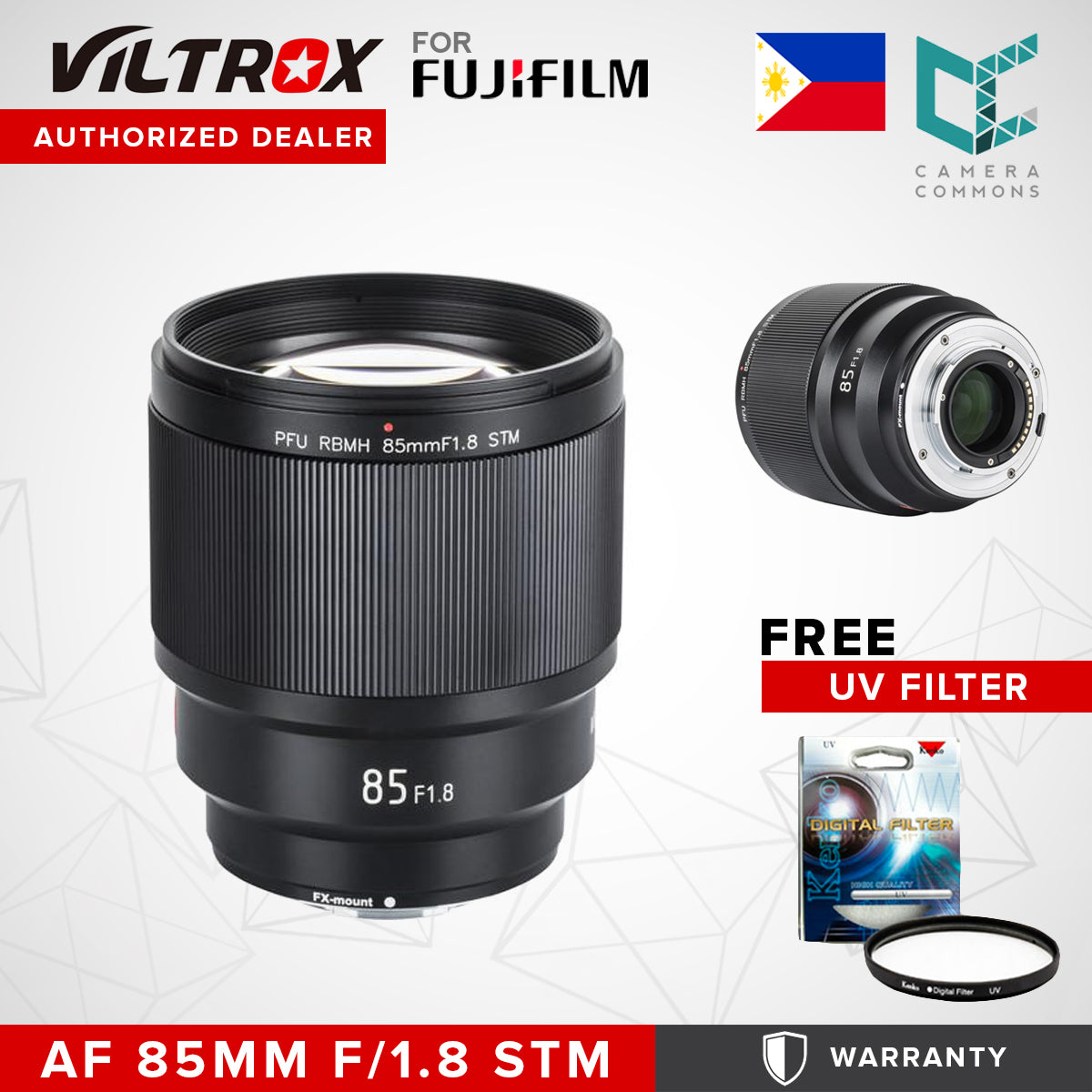 CLEARANCE VILTROX LENS 85mm f1.8 Fujifilm X II