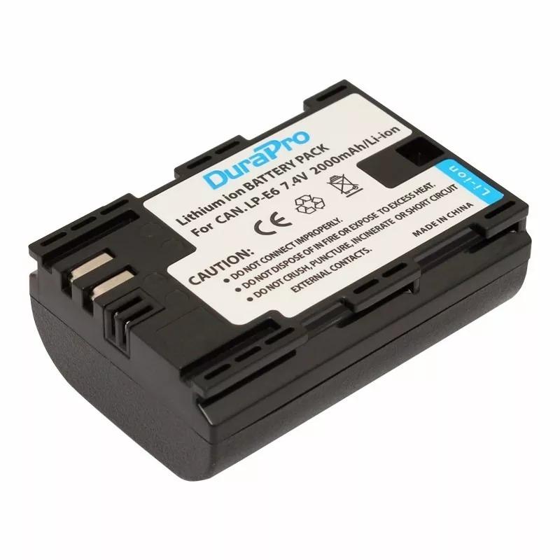 DuraPro Canon LP-E6 Rechargeable Battery for Canon DSLR Cameras