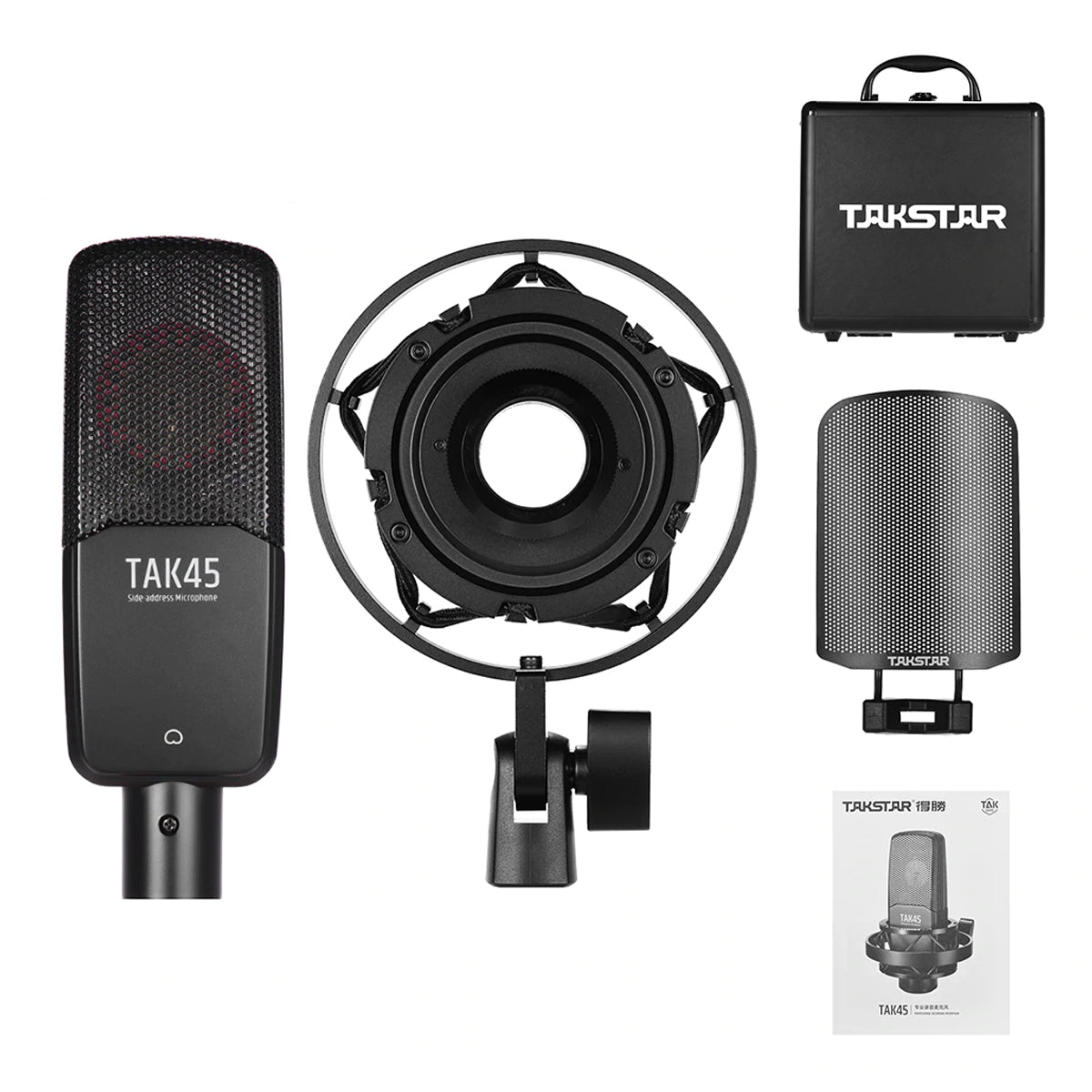 Takstar TAK45 Recording Condenser Unidirectional Microphone Mic