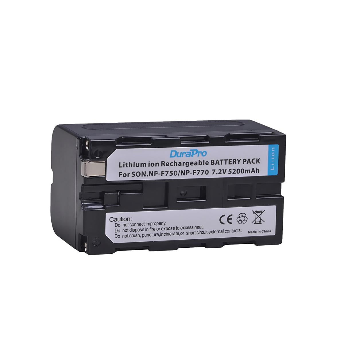 DuraPro 5200mAH NP-F750 NP-F770 Camera Battery