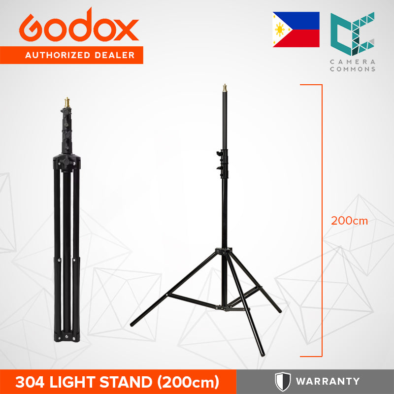 Godox 302 / 303 / 304 3-Section Aluminum Light Stand Studio and Lighting Equipment