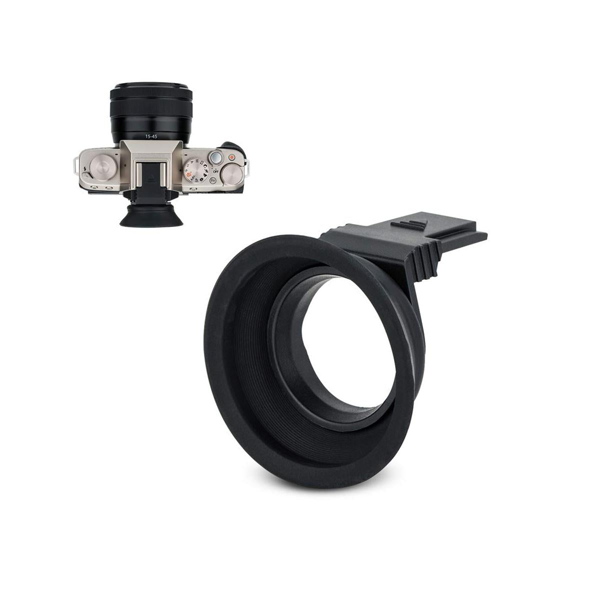 KIWIFOTOS Eyecup Soft Rubber Eye Piece for Fuji Fujifilm Viewfinder XT100 Cameras