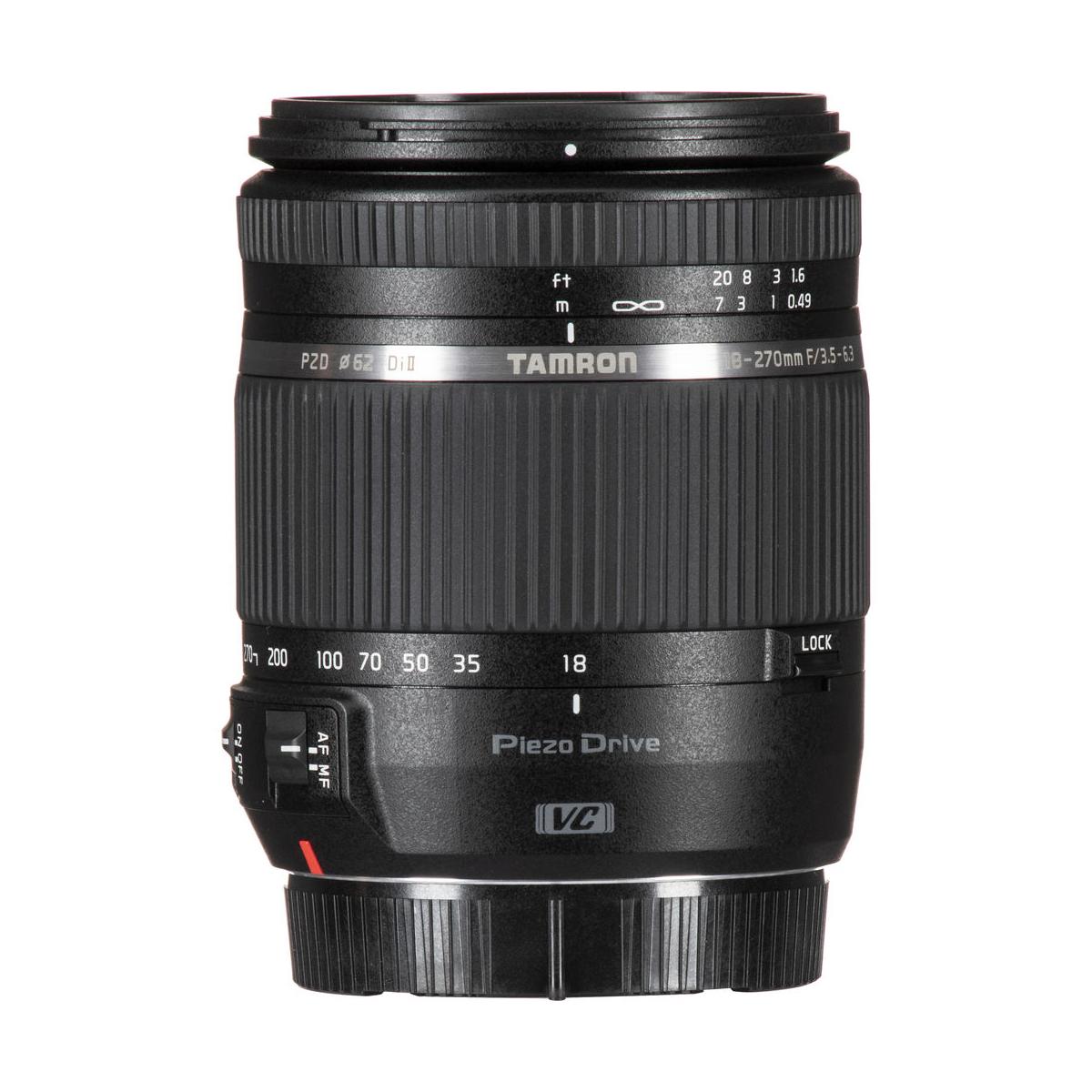Tamron B008 18-270mm f/3.5-6.3 Di II VC PZD Lens for Canon EF EF-Mount