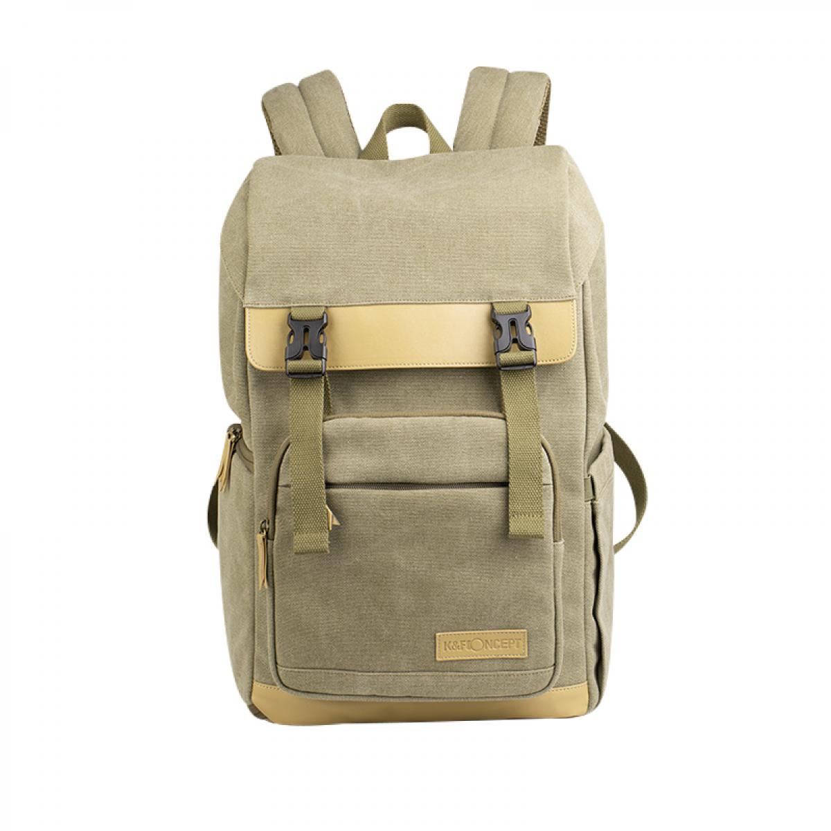 K&F Concept Rover Olive Khaki Professional Camera Backpack with Removable DSLR Case fit up to 15.6" Laptop - 18L | KF13.122