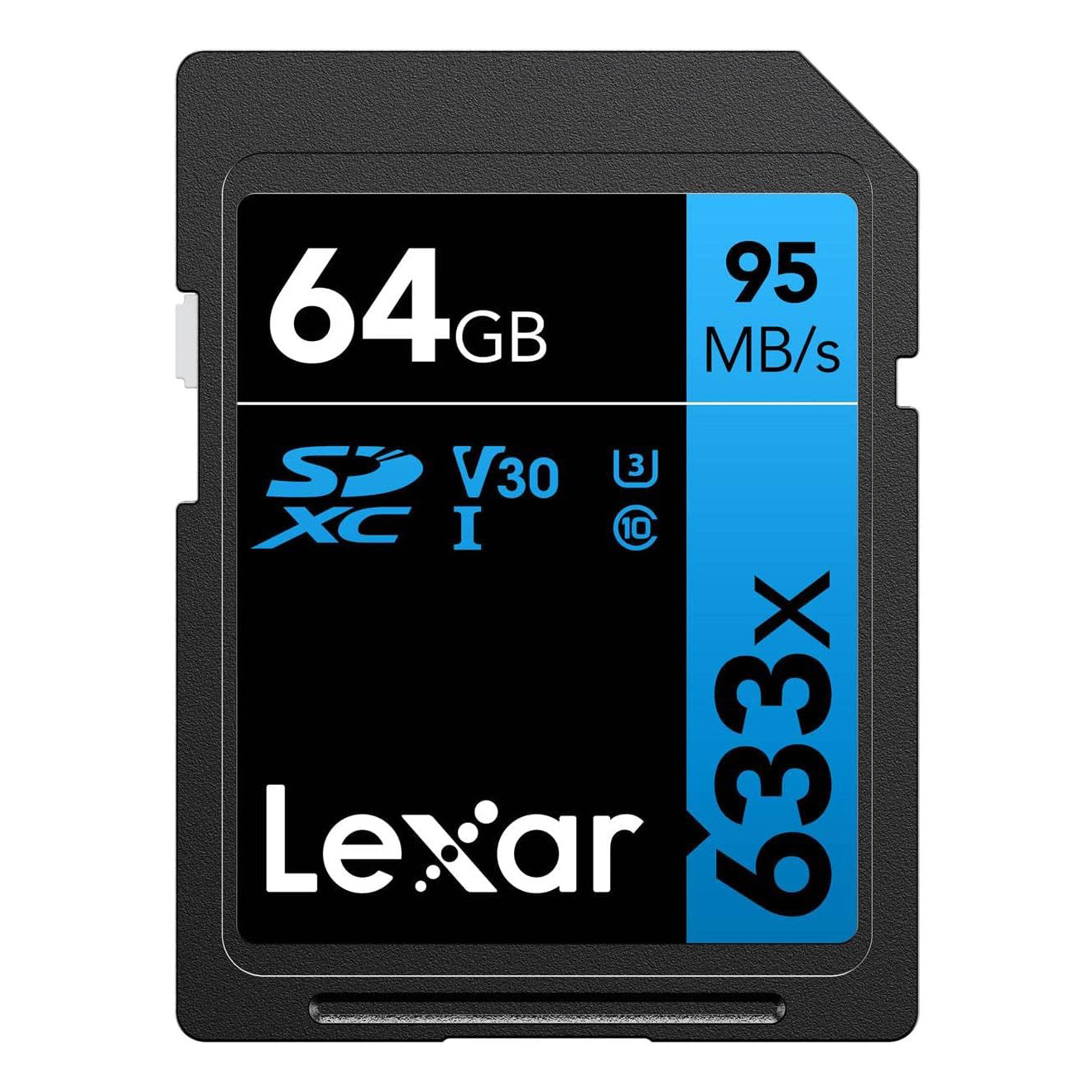 Lexar 64GB Professional 633x UHS-I SD Memory Card SDXC Blue Series