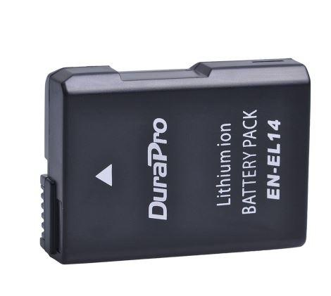 DuraPro EN-EL14 EN EL14 EN EL14 1200mAH Rechargeable Li-ion Camera Battery For Nikon D5200 D3100 D3200 D5100 P7000 P7100
