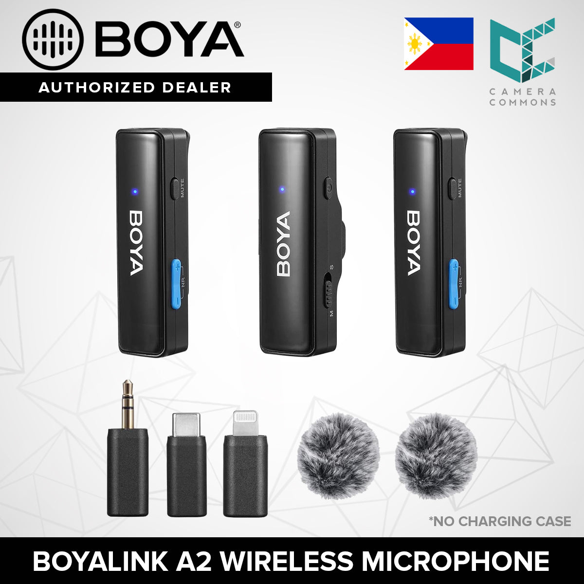 BOYA Boyalink A2 Multi-Compatible Wireless Microphone System 2.4GHz Dual-Channel