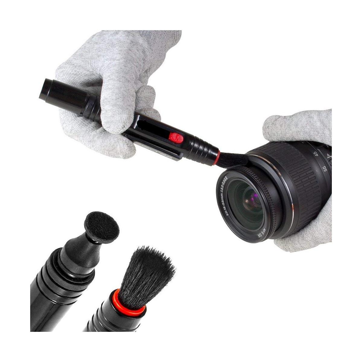 VSGO DDL-1 Professional Lens Cleaning Pen Kit Microfiber Cloth for Digital Camera DDL1 Black