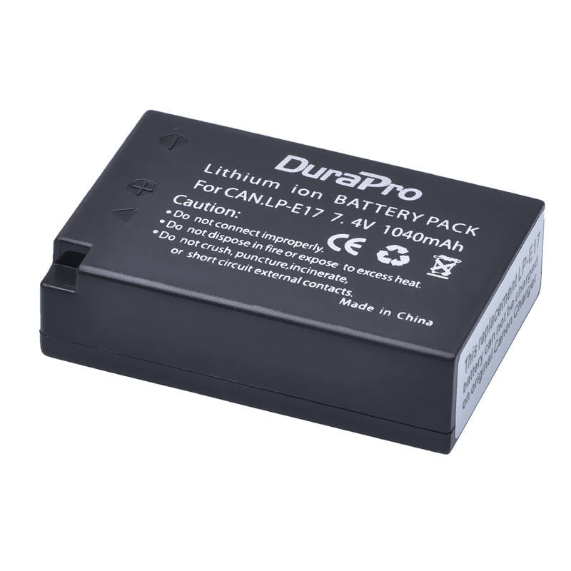 DuraPro 1040mAh LP-E17 LPE17 LP E17 Battery for Canon EOS Rebel T6i 750D T6s 760D M3 800D 8000D Kiss X8i
