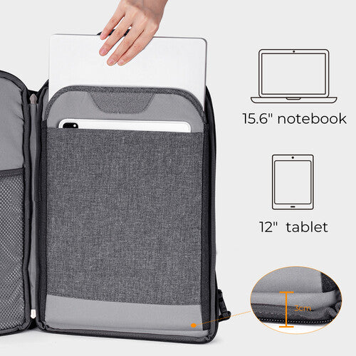 CLEARANCE K&F Concept KF13.105 Titan Professional Camera Backpack 25L Waterproof Bag 15.6" Laptop
