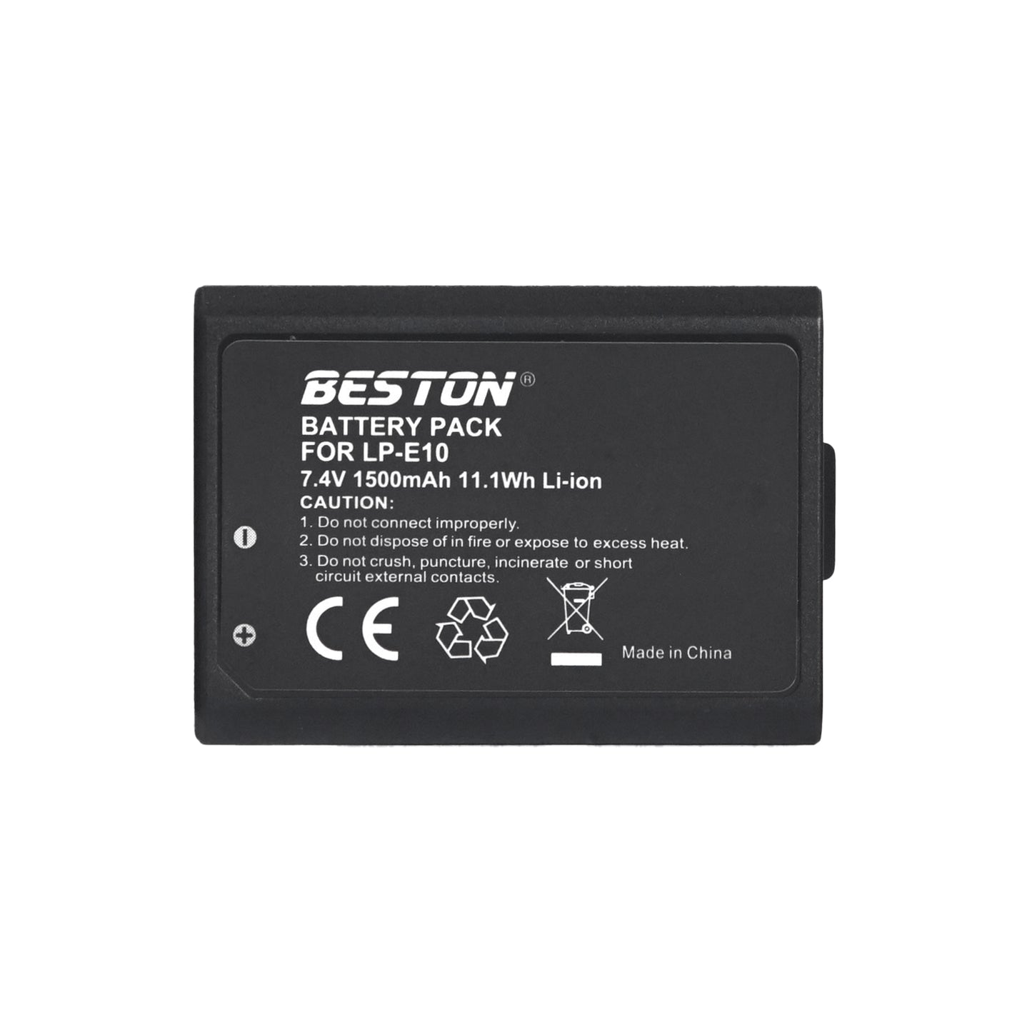 BESTON 1PC LP-E10 1500mAh 7.4V 11.1Wh Li-ion for Canon LPE10