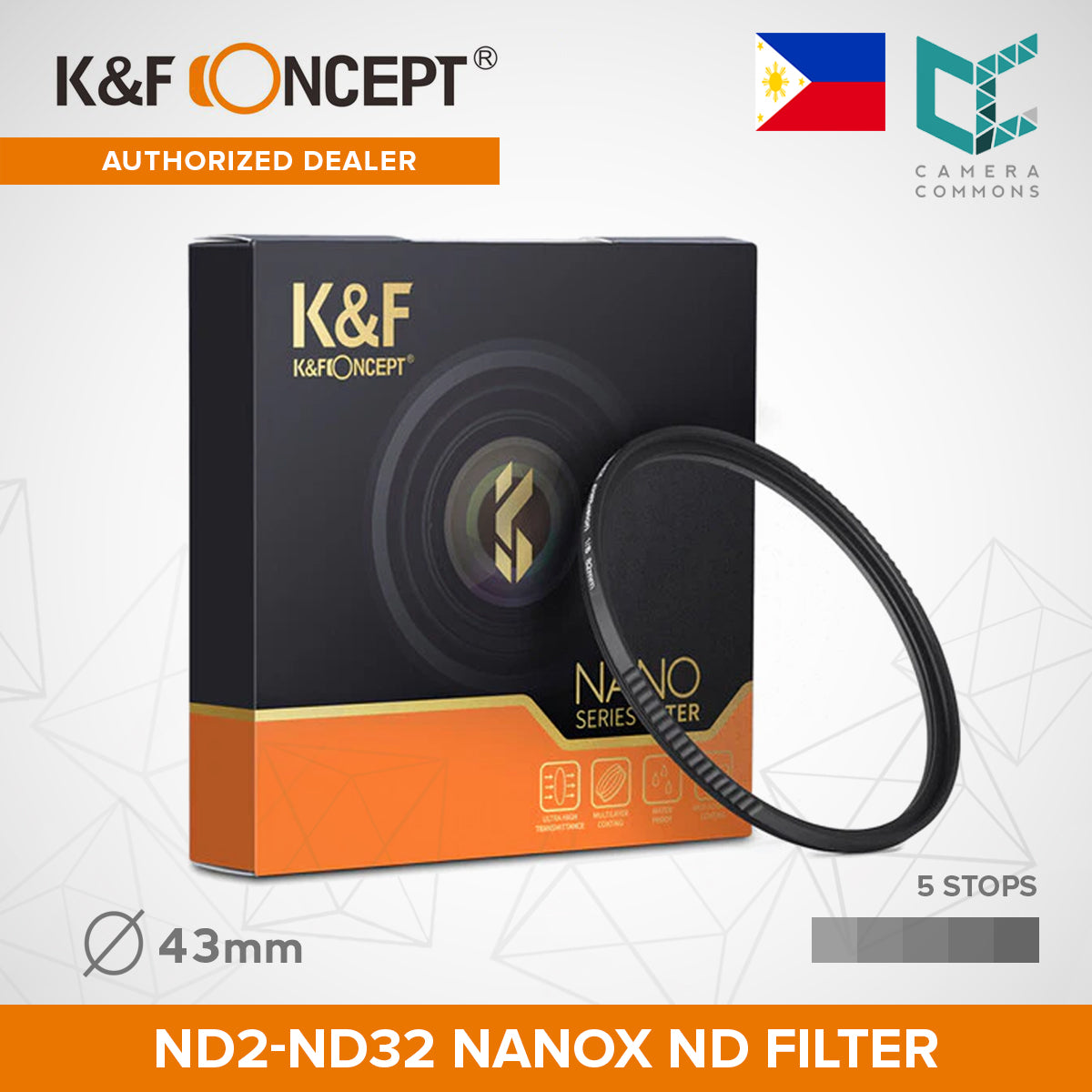 CLEARANCE KF FILTER Nano-X VARIABLE FADER NDX, ND2~ND32 62MM OS