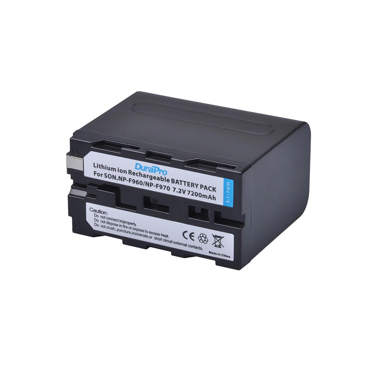 DuraPro 7200mAh NP-F960 NP F970 F960 Rechargeable Camera Battery
