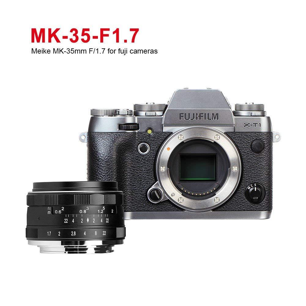 MEIKE 35mm f1.7 Large Aperture Manual Focus Prime Lens APS-C for Fujifilm Fuji