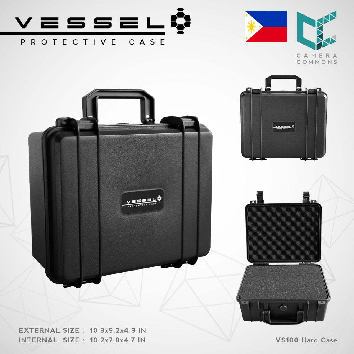 VESSEL VS100 Portable Hard Case for Photography, Equipment, Instruments and other devices VS2620