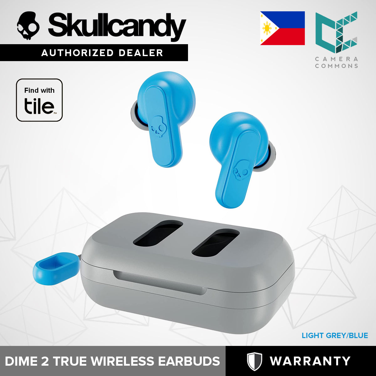 SkullCandy Dime 2 True Wireless Waterproof In-Ear Earbud Earbuds Find With Tile