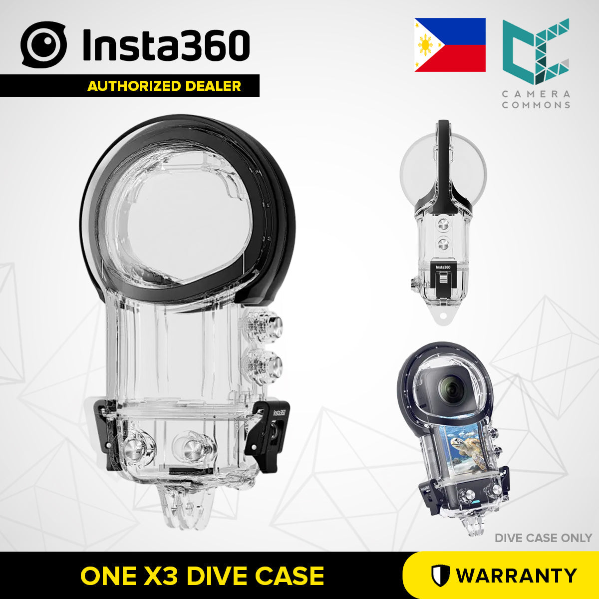 insta360 Battery 1800mah for One X3 Camera Power Accessories Dive Case Lens Cap