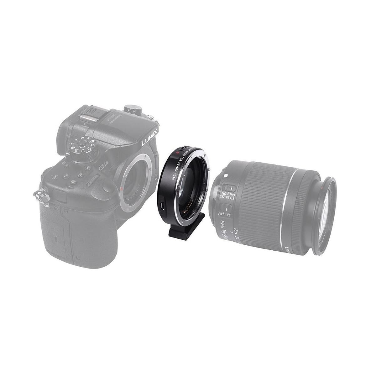 CLEARANCE Viltrox EF-M2 II Lens Mount Adapter Canon EF to Micro Four Thirds Cameras