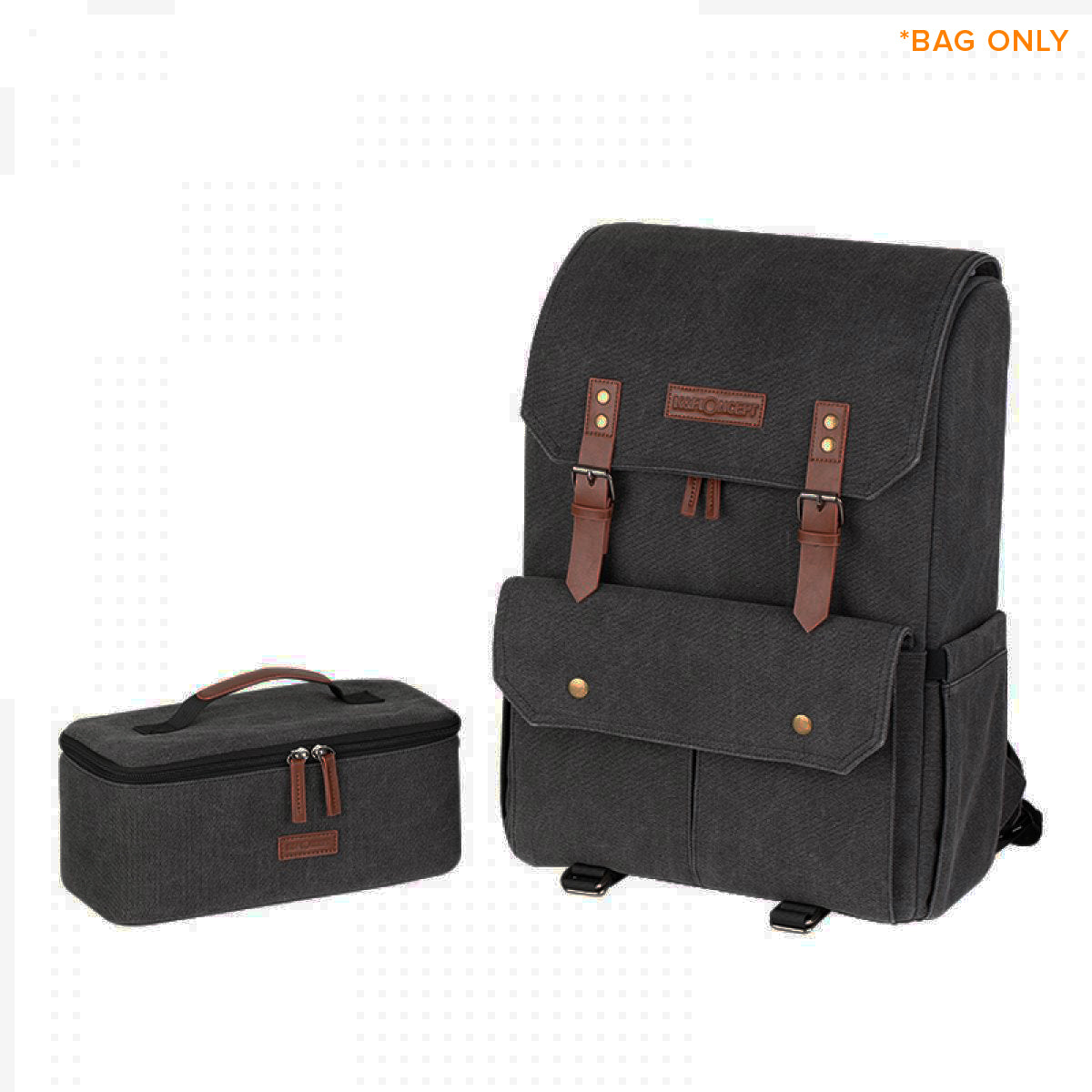 K&F Concept Rover Gray Professional Camera Backpack with Removable DSLR Case fit up to 15.6" Laptop - 18L | KF13.104