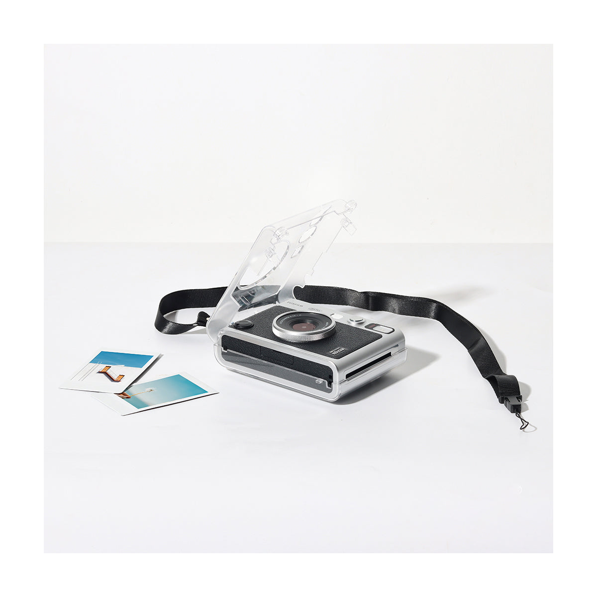 Clear Case for Fujifilm Instax Mini Evo Instant Camera Transparent Protective Cover