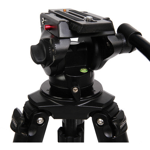 Miliboo MTT701A Professional Aluminum Video Tripod with Fluid Head for Photography