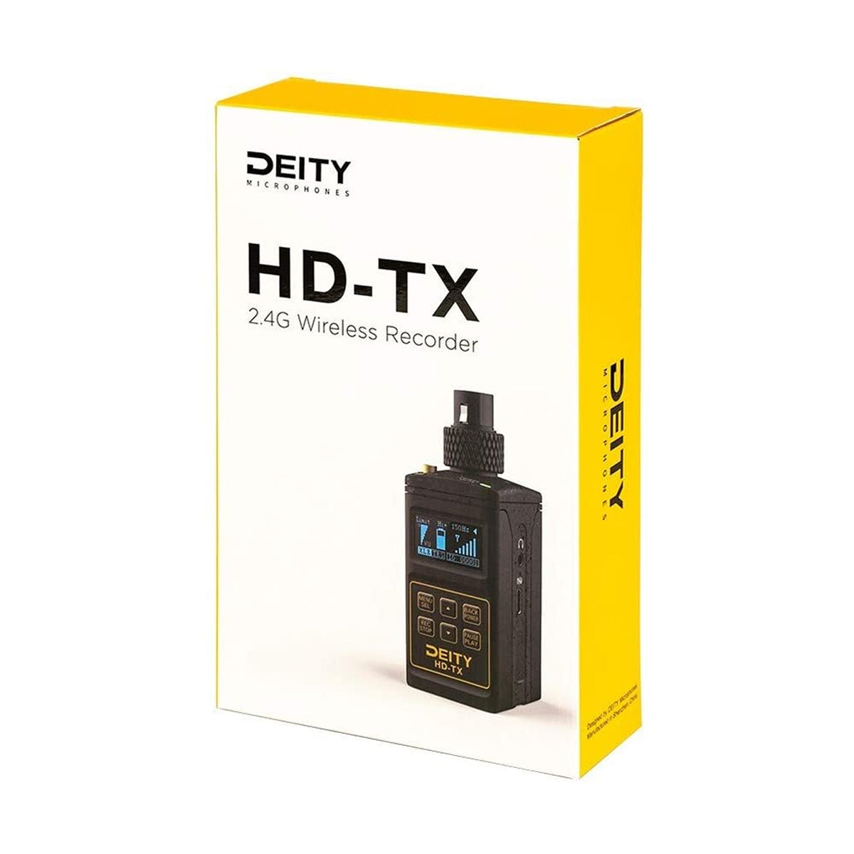 Deity Microphones HD-TX Plug-On Transmitter with Built-In Recorder (2.4 GHz)