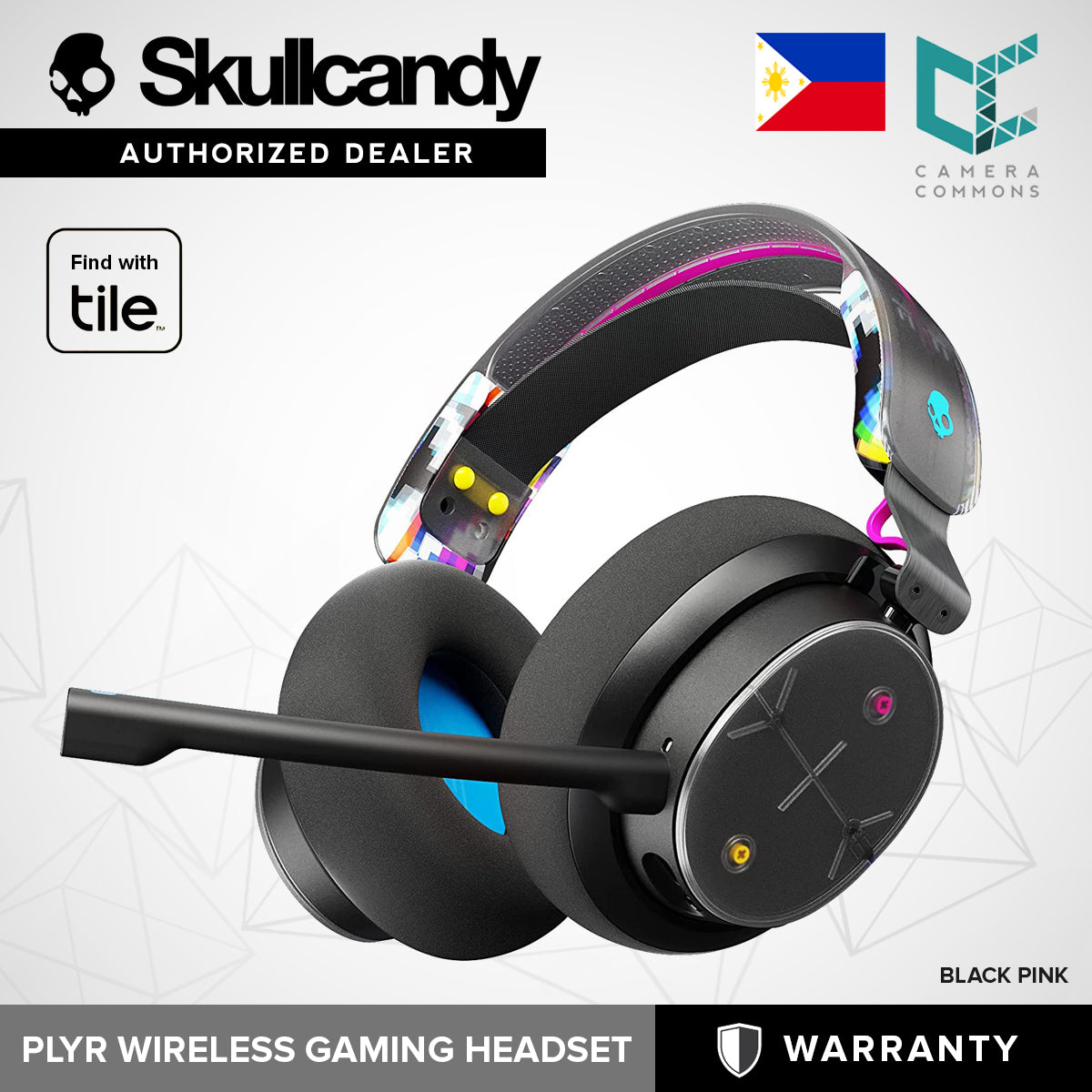 CLEARANCE SkullCandy PLYR Wireless Black Pink