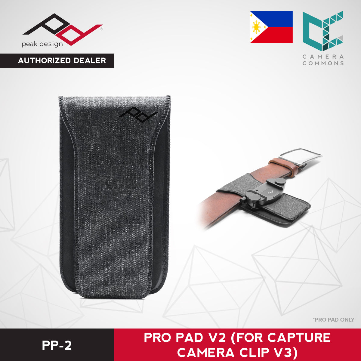 Peak Design PRO Pad V2 for Capture Camera Clip V3 (PROpad Only)