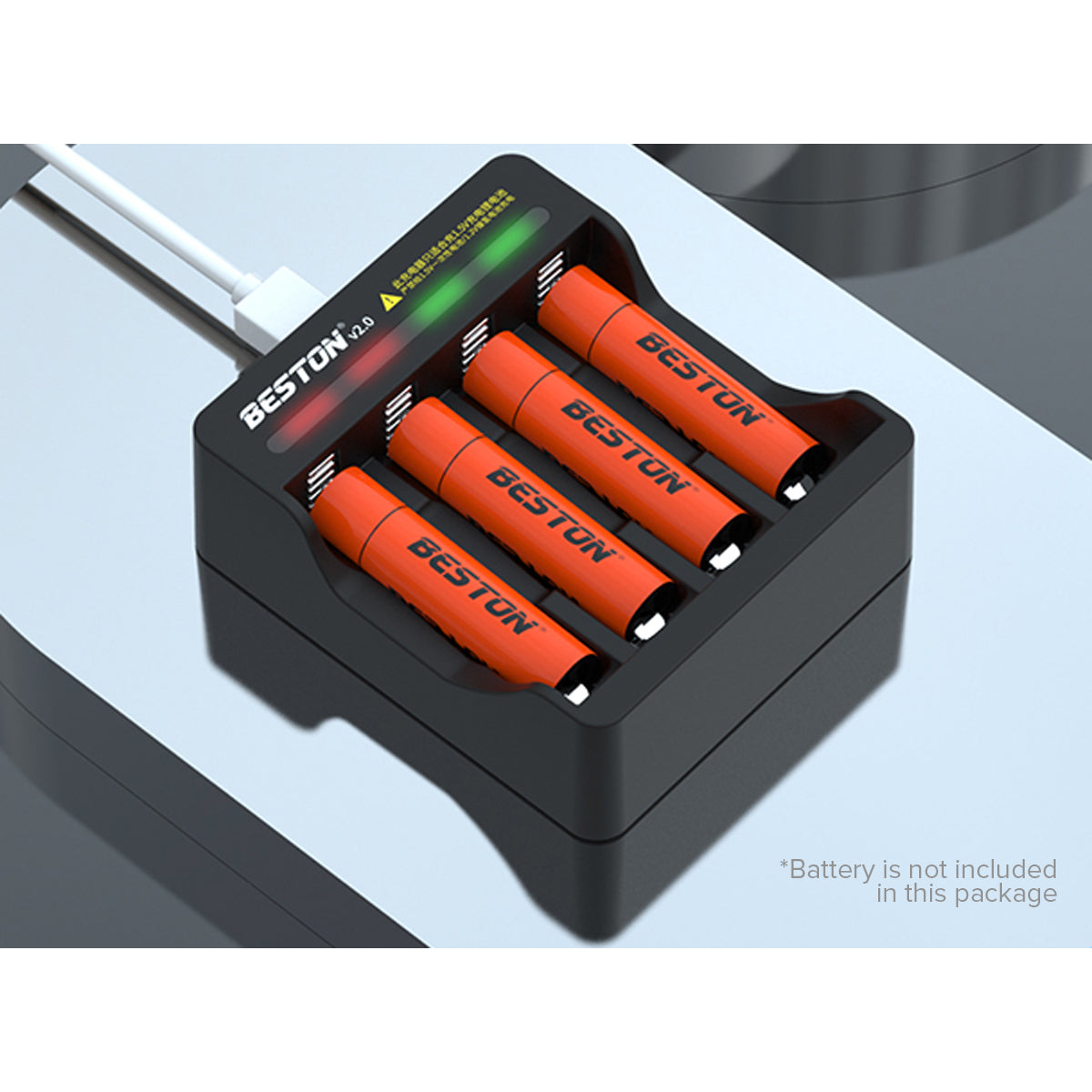 Beston M7011 4 Bay AA/AAA 1.5V Li-ion Battery Charger BST-M7011