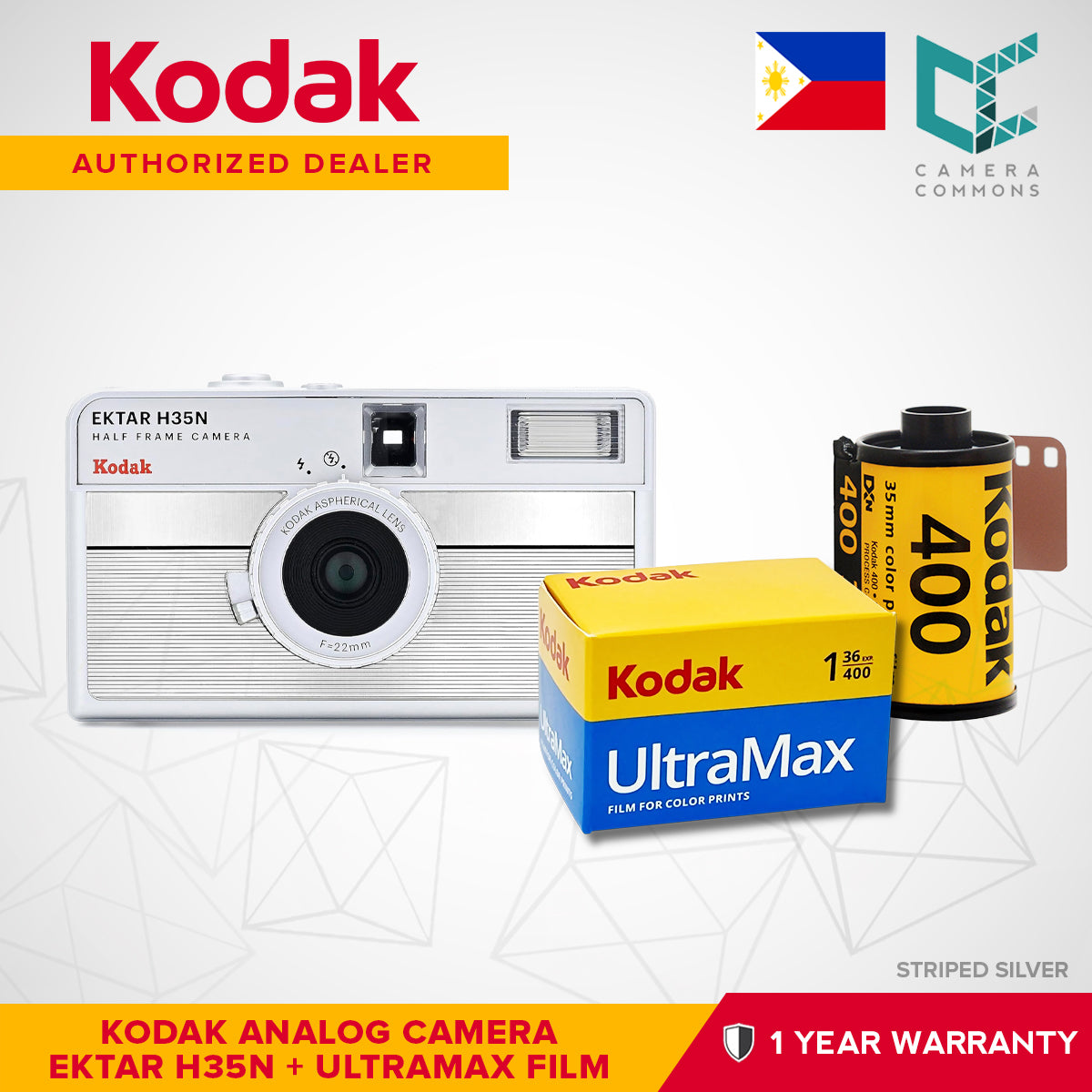 Kodak Ektar H35N 35mm Half-Frame Film Analog Camera