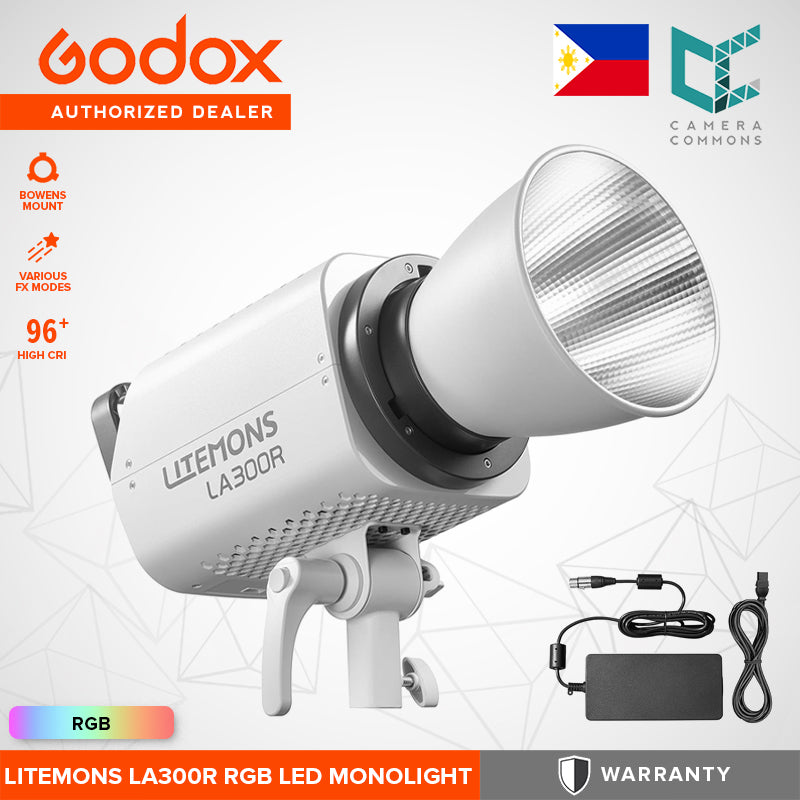 Godox Litemons LA150R / LA300R RGB LED Monolight Full Color Studio Light Equipment Bowens Mount