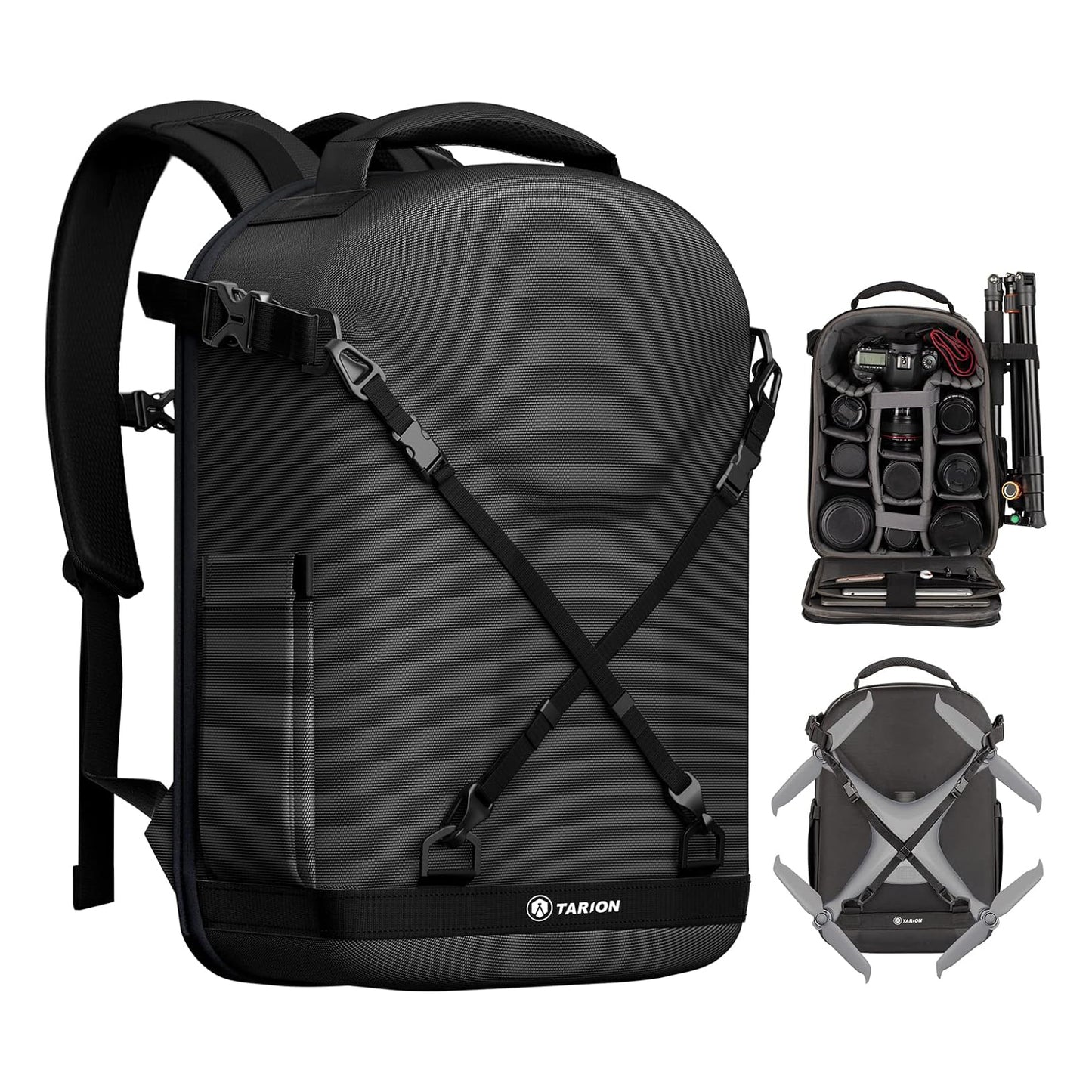 Tarion TR-H Hard Shell Camera Backpack 12L Capacity with Laptop Compartment Mirrorless Accessories