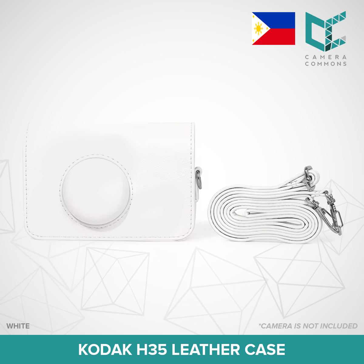 Vintage-Style PU Leather Camera Case with Strap for Kodak H35 – Protective & Compact Design