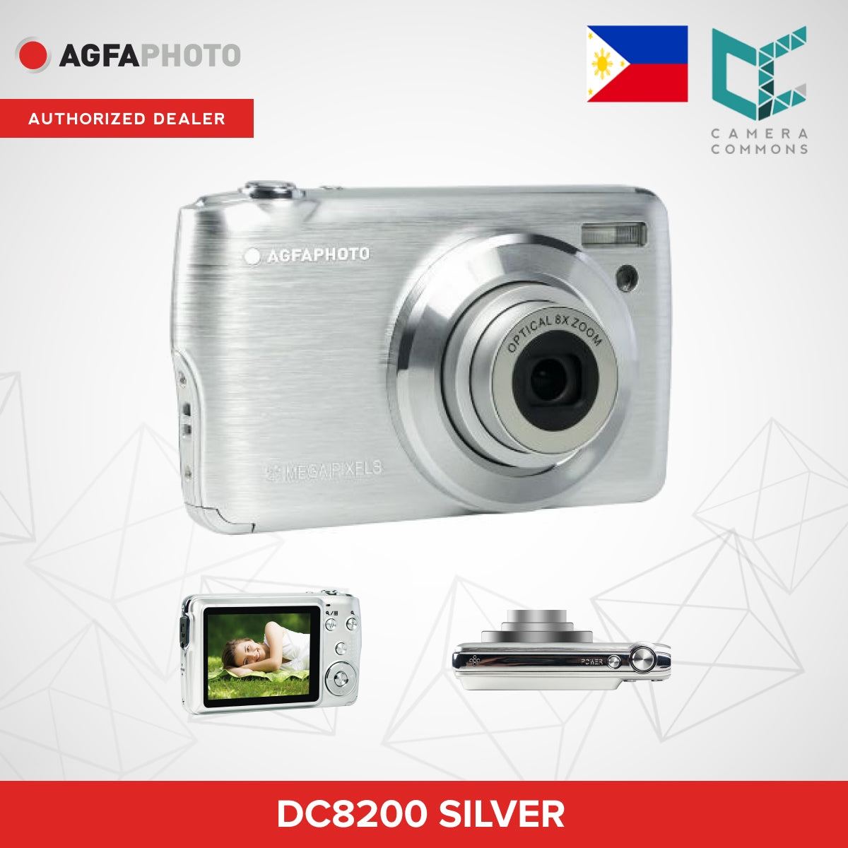 AGFAPHOTO Digital Camera DC8200 powerful compact