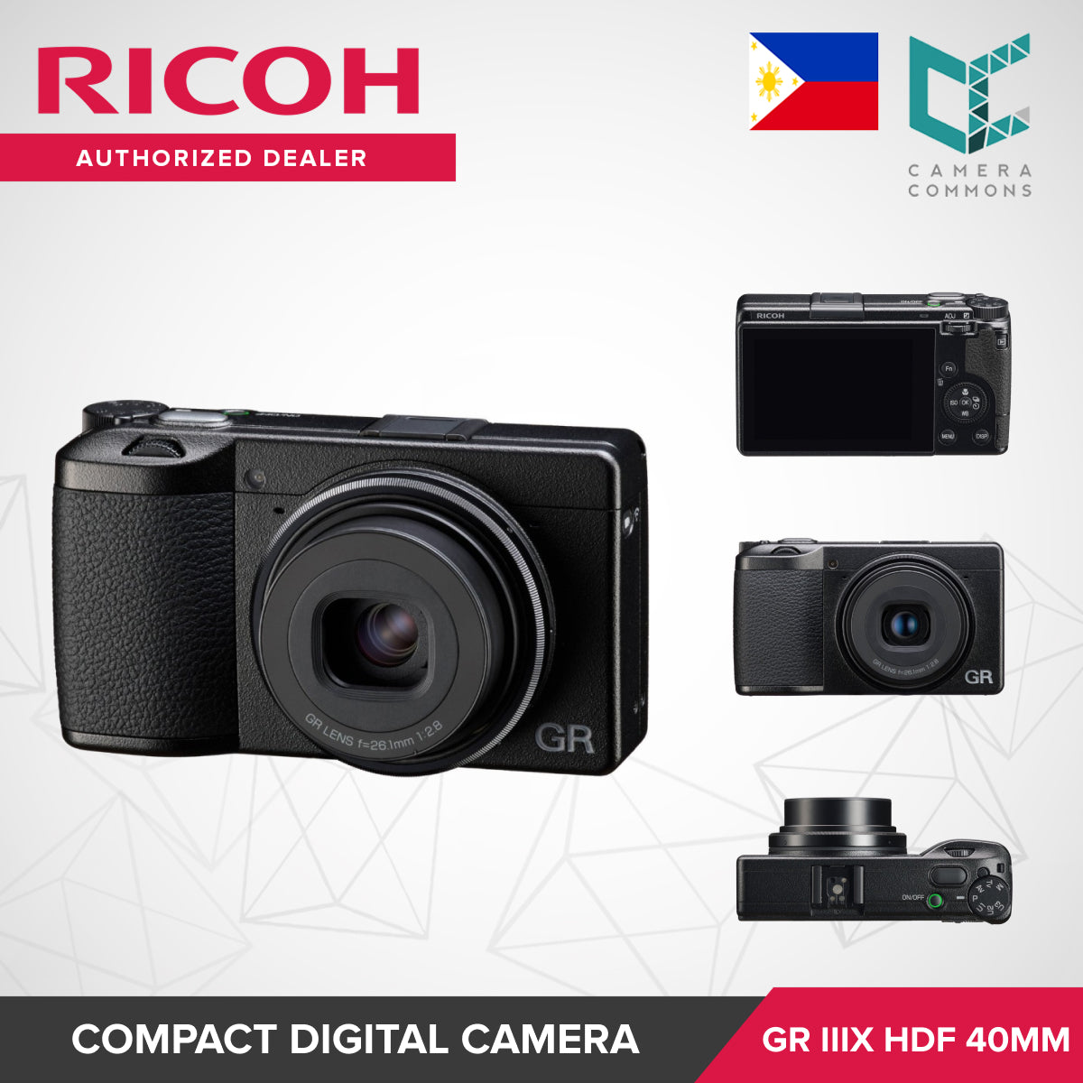 Ricoh GR III / GR IIIx Digital Camera (HDF / Diary Edition / Street Edition / Urban Edition) GRIII
