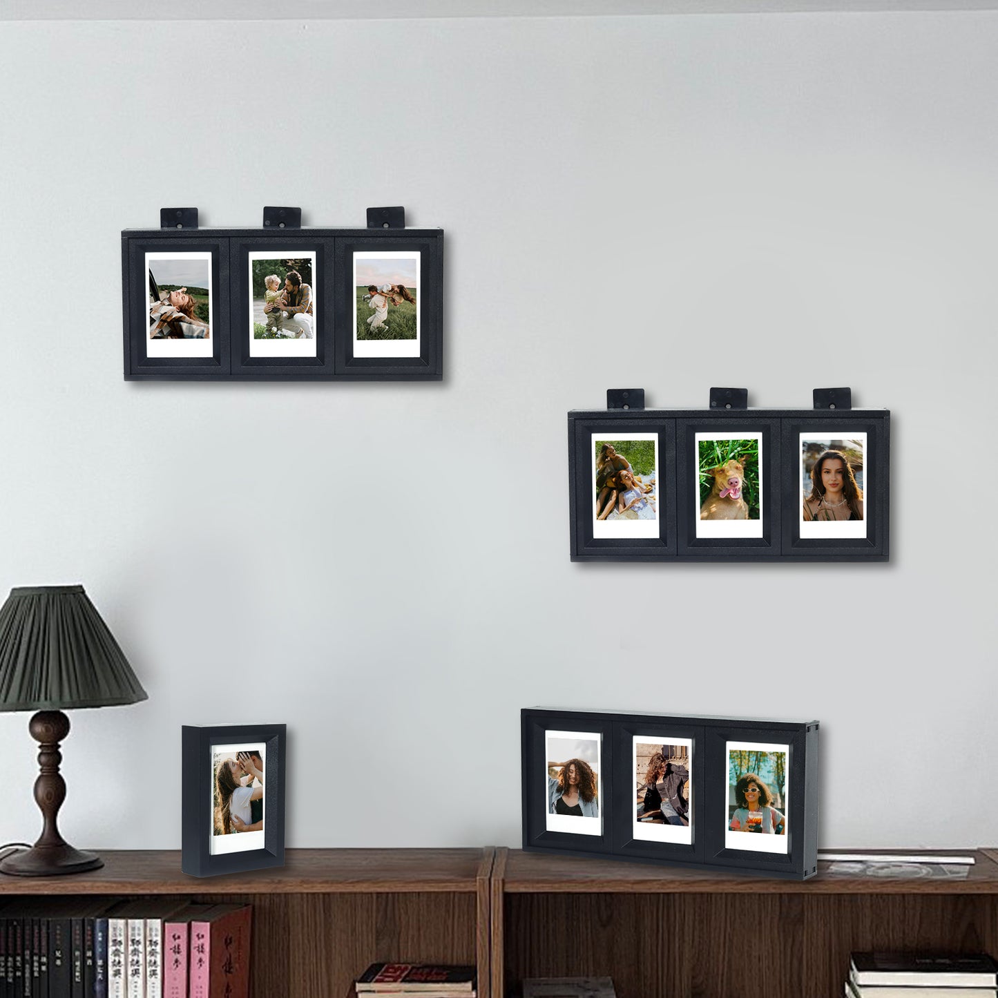 Magnetic Picture Frame Set of 3 for Fujifilm Instax Instant Mini Films Cute Small Display