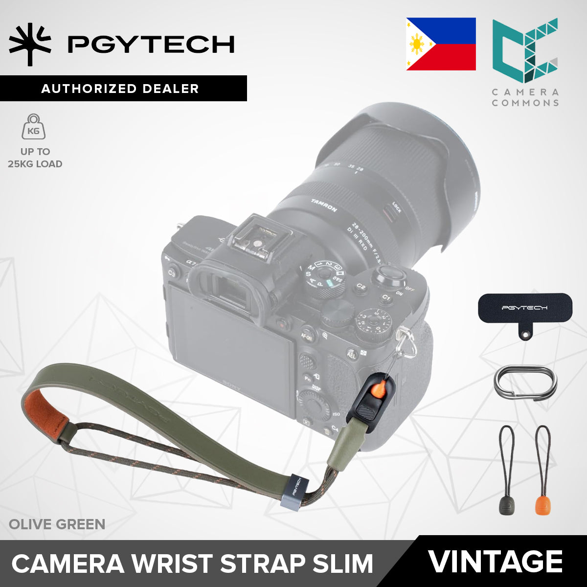 PGYTECH Camera Wrist Strap Slim Photography Accessories (Outdoor, Trendy, Vintage)