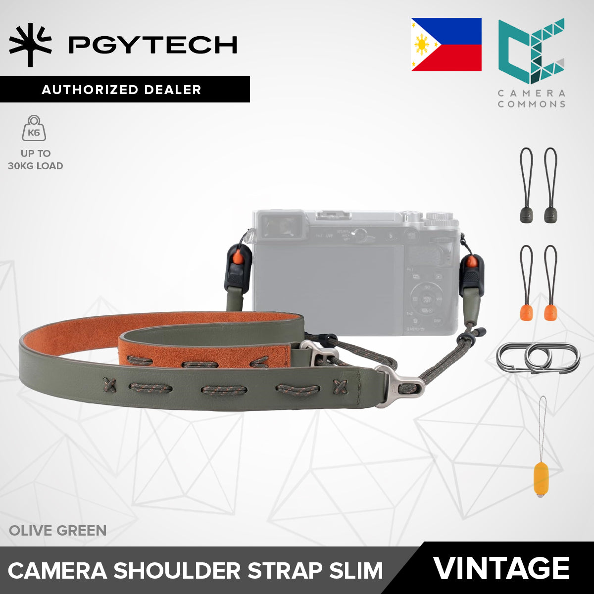 PGYTECH Camera Shoulder Strap Slim Photography Accessories (Outdoor, Trendy, Vintage)
