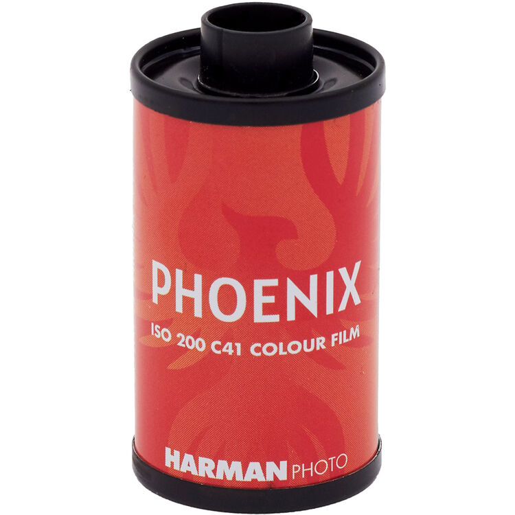 ILFORD Harman Phoenix 200 ISO Color Negative Film 36 Exposures C-41 Print Process