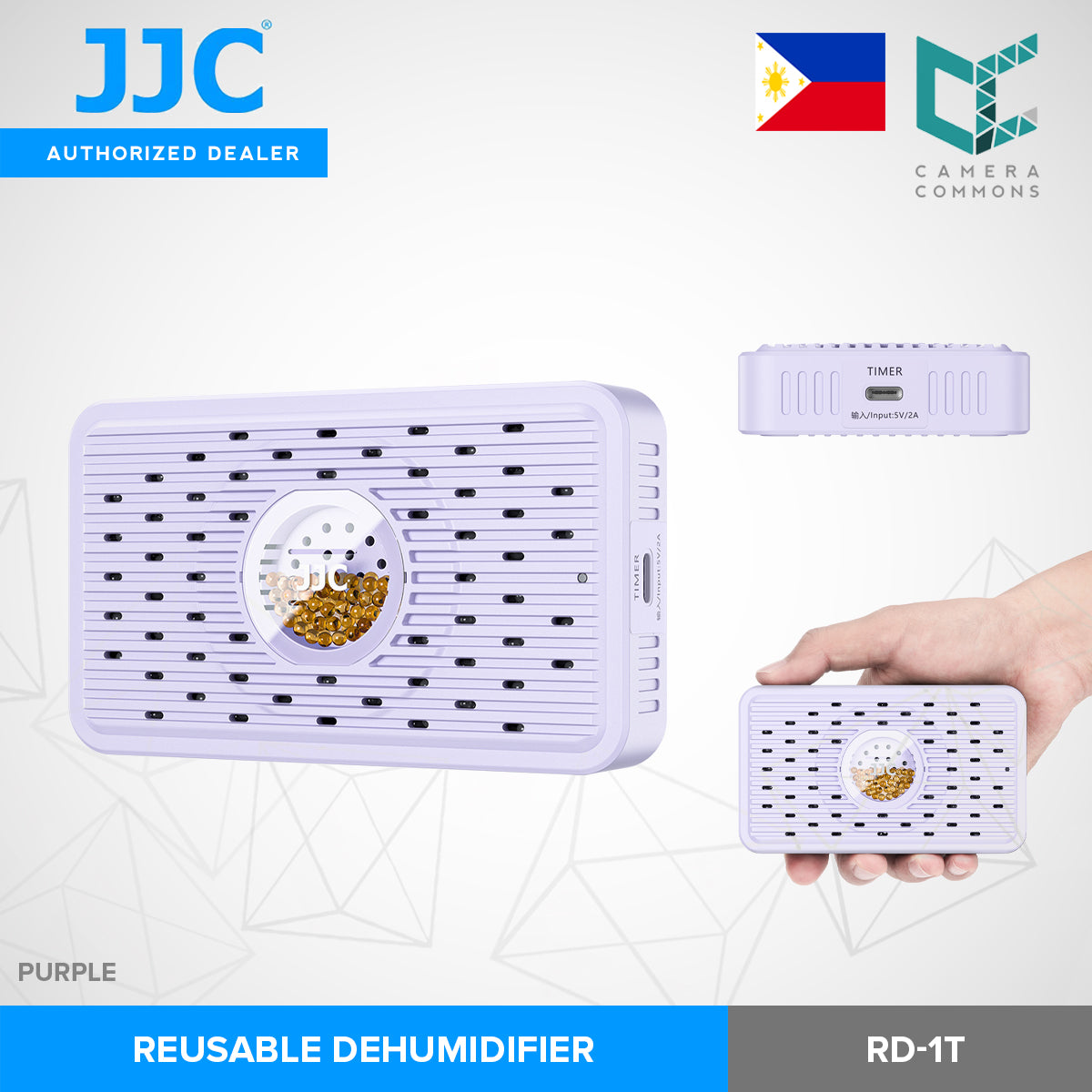 JJC RD-1T Reusable Dehumidifier High Quality Premium Silica Gel Desiccant Beads Camera Accessories
