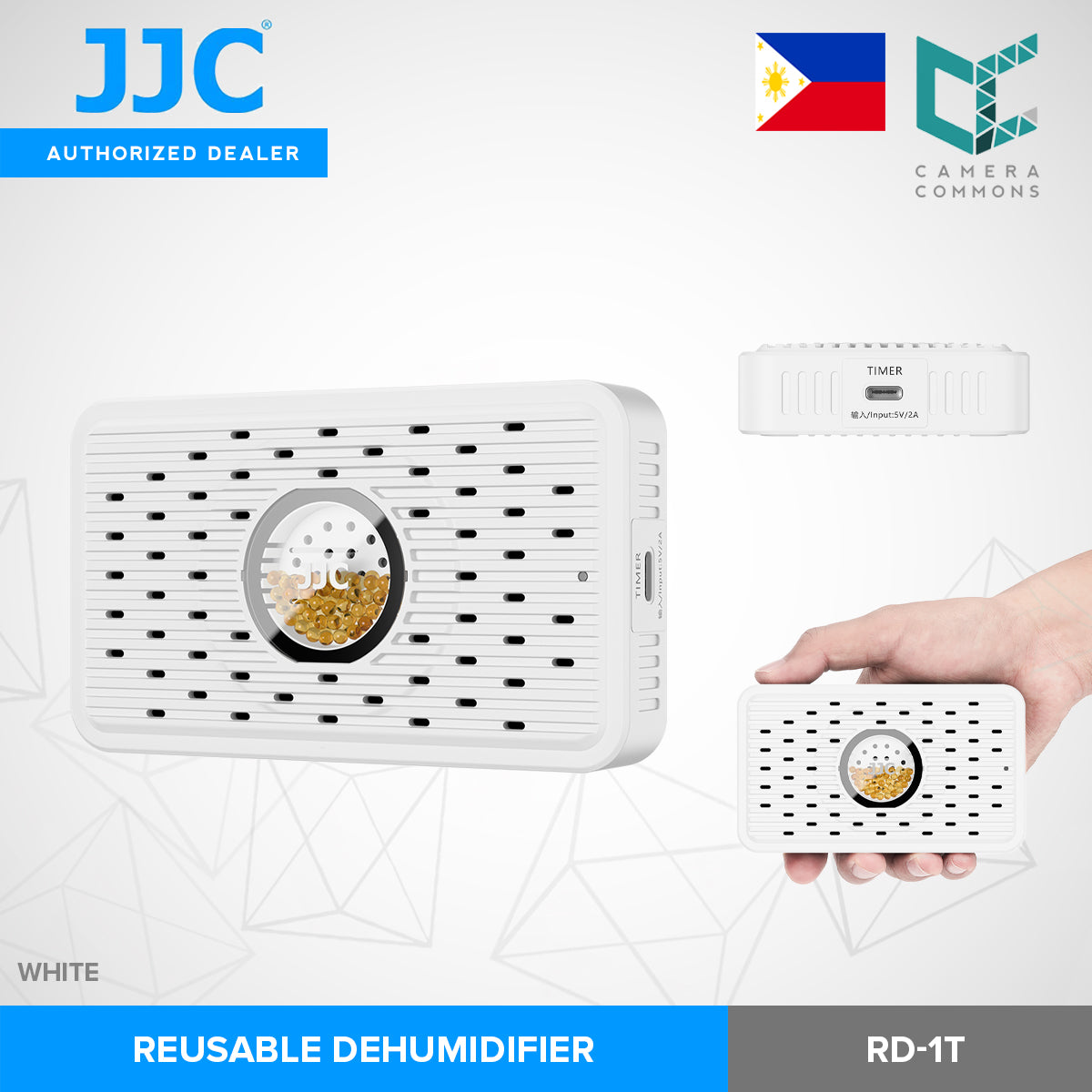 JJC RD-1T Reusable Dehumidifier High Quality Premium Silica Gel Desiccant Beads Camera Accessories