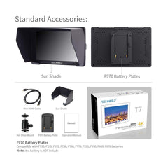 FEELWORLD T7 7 Inch IPS 4K HDMI Camera Field Monitor LCD Video Assist Full HD for DSLR Mirrorless