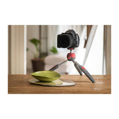 Manfrotto MTPIXIEVO-RD PIXI EVO 2-Section Mini Tripod, red, light and compact