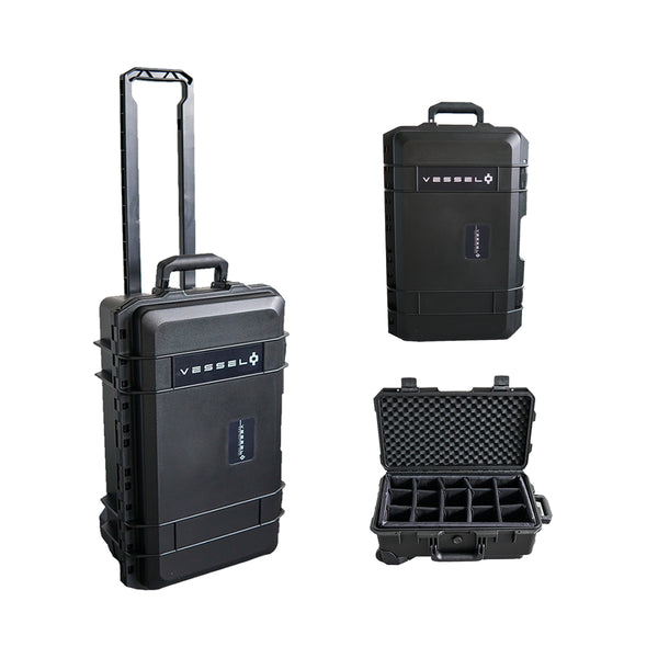 VESSEL CC1 Trolley Hard Case Camera Photography Equipment Case (Black)