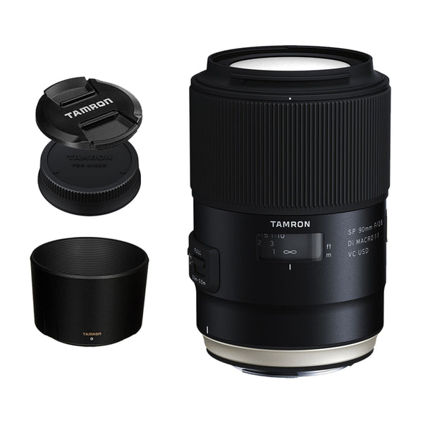 Tamron F017 SP 90mm f/2.8 Di Macro 1:1 VC USD Prime Lens for Canon EF