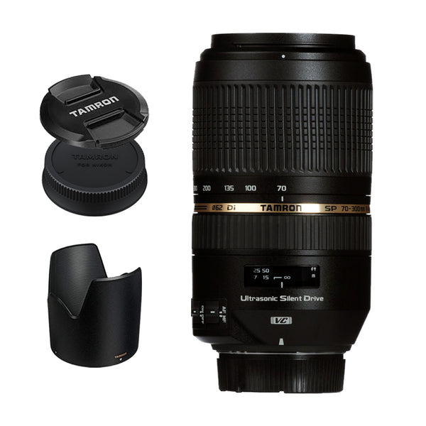 Tamron A005 SP 70-300mm f/4-5.6 Di VC USD Telephoto Zoom Lens for