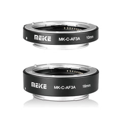 Meike MK-C-AF3A Metal Auto Focus AF Macro Extension Tube Set 10mm 16mm for Canon EOS or M Mount Camera